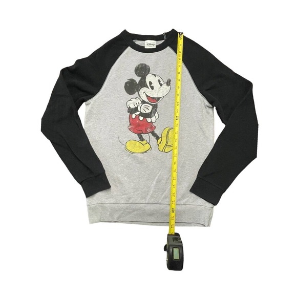 Disney Mickey Mouse Sweatshirt Women's Size Small Gray Pullover - Picture 8 of 10